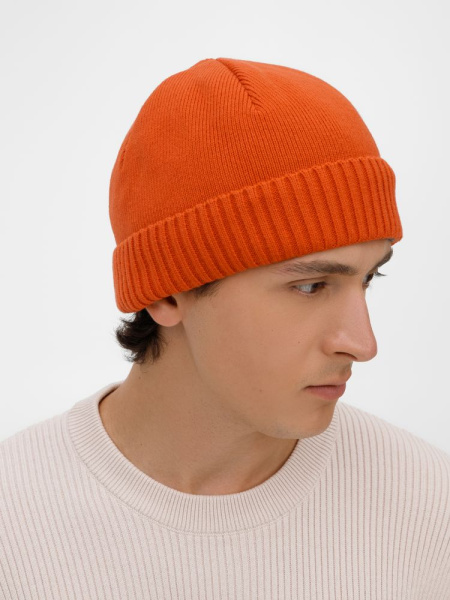 Шапка ComFleece, темно-оранжевая (кирпичная), размер 60-62