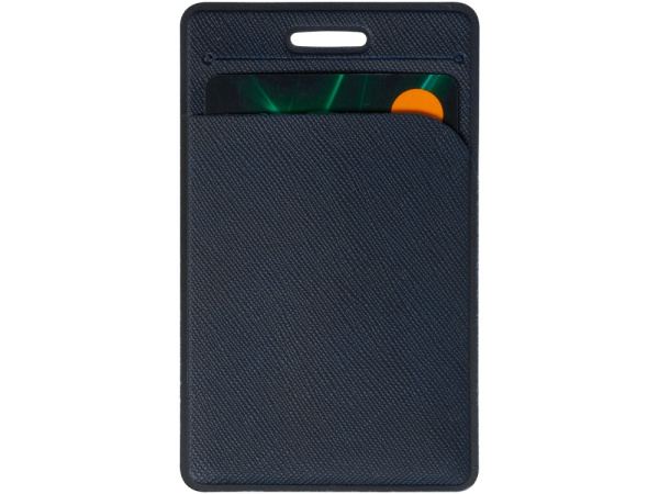 Чехол для пропуска с отделением для карты «Favor», Цвет темно-синий