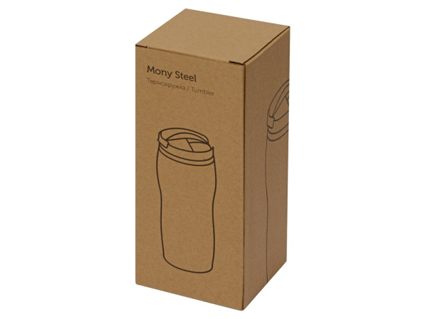 Термокружка «Mony Steel» soft-touch, Цвет белый