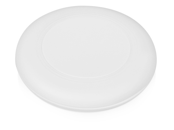 Беспроводное зарядное устройство «Disc» со встроенным кабелем 2 в 1, Цвет белый