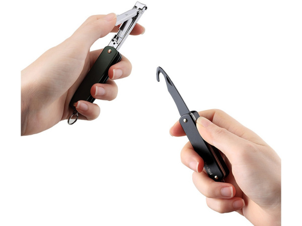 Мультитул-книпсер Nextool Multi Functional Nail Clipper, Цвет черный