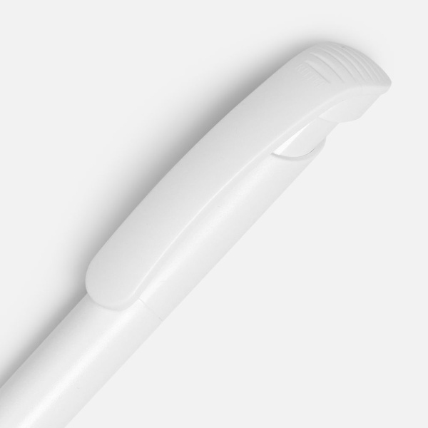 Ручка шариковая Clear Solid, белая, 14,8х1