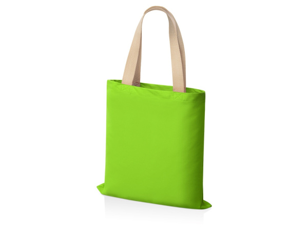 Сумка для шопинга «Steady» хлопковая с парусиновыми ручками, 260 г/м2, Цвет зеленое яблоко