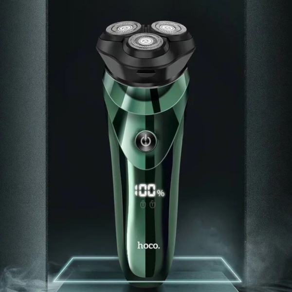 Электробритва Hoco DAR06 Темно-зеленая / Удобная, универсальная и эффективная