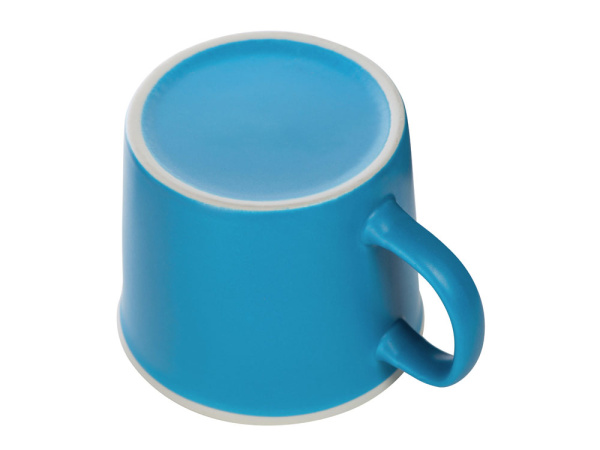 Кружка «Nancy», матовая, Цвет голубой/белый