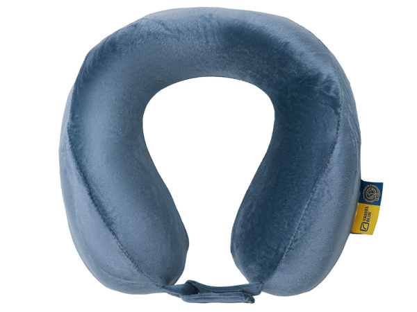 Подушка для путешествий с эффектом памяти «Tranquility Pillow», Цвет синий
