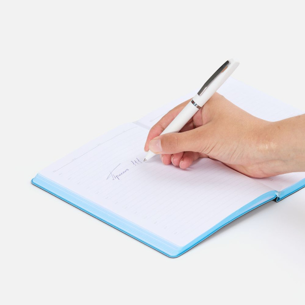Ручка шариковая Bolt Soft Touch, белая, 13,8х1,3 см