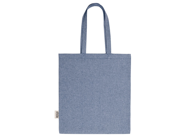 Сумка «Pheebs» из переработанного хлопка, 150 г/м², Цвет синий меланж