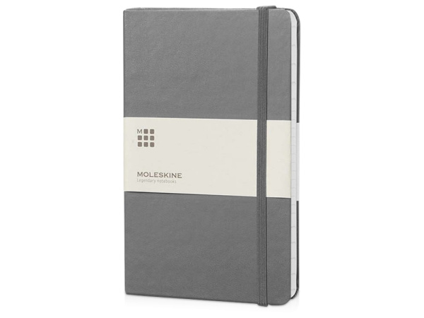 Подарочный набор Moleskine Hemingway с блокнотом А5 и ручкой, Цвет серый