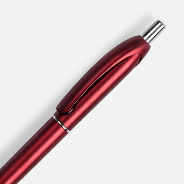 Ручка шариковая Bright Spark, красный металлик, 14,5х1 см
