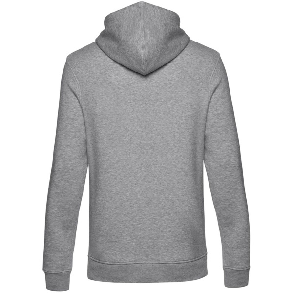 Толстовка с капюшоном унисекс BNC Inspire (Organic), серый меланж, XS–3XL