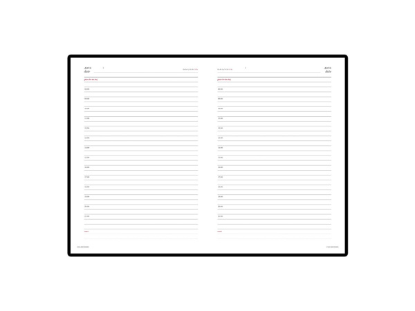 Ежедневник недатированный А5 «Velvet», Размер A5, Цвет желтый охра