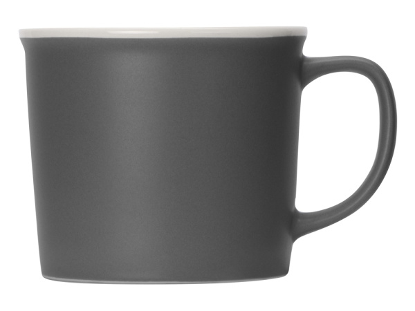 Кружка «Nancy», матовая, Цвет серый/белый