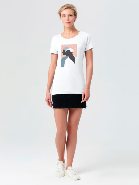 Футболка женская «Пара», белая, S–XL