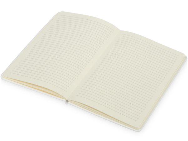 Блокнот в твердой обложке А5 «Wispy», Цвет белый