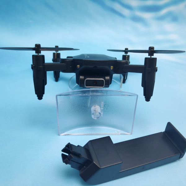 Складной мини-квадрокоптер FOLD Drone (Две камеры 2MP), (управление с пульта и смартфона)
