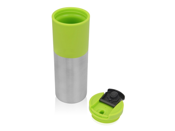 Термокружка «Vertex», Цвет зеленое яблоко/серебристый