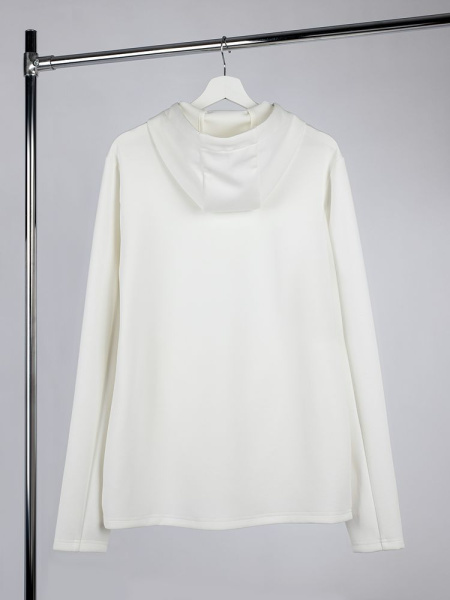 Худи унисекс Begi, молочно-белое, XS–XXL