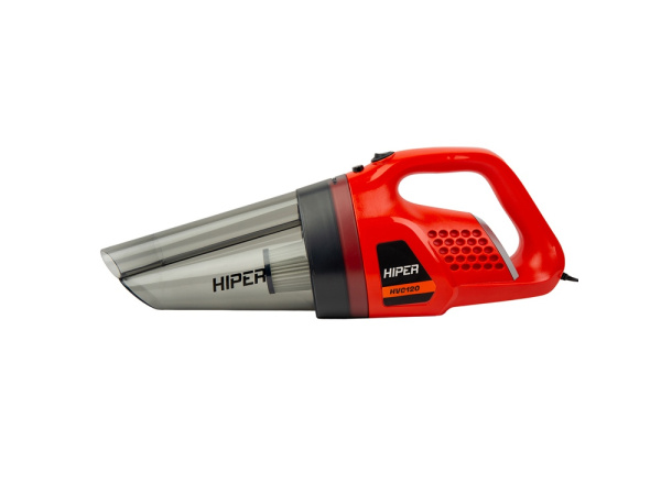Пылесос автомобильный «HVC120», Цвет черный, красный