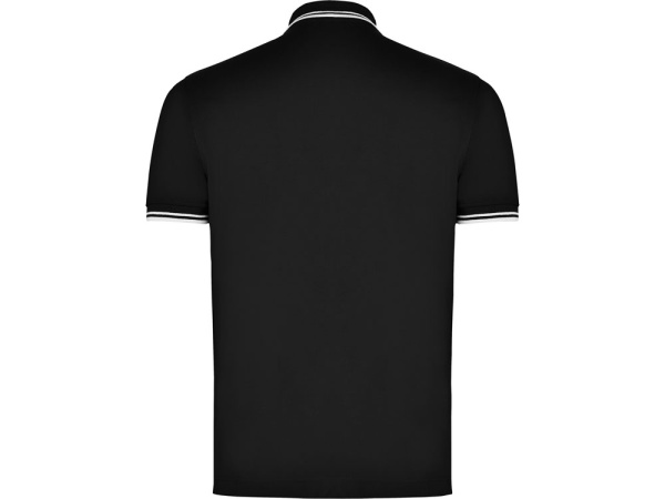 Рубашка поло «Montreal» мужская, Размер 2XL, Цвет черный/белый