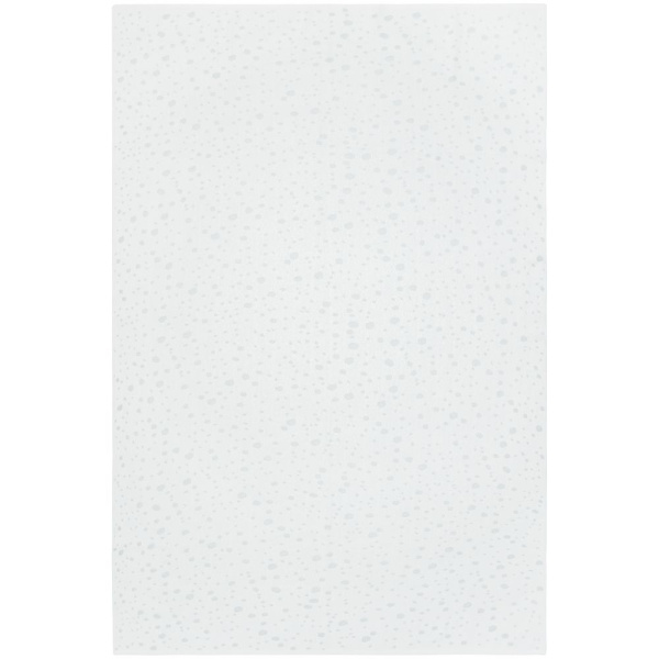 Плед Snowspot Fluffy, белый с люрексом, 100х170 см