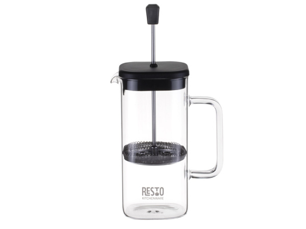 Френч-пресс «Resto», Цвет прозрачный, черный