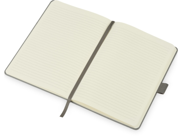 Блокнот А5 в твердой обложке «Vision 2.0» soft-touch, Размер А5, Цвет серый