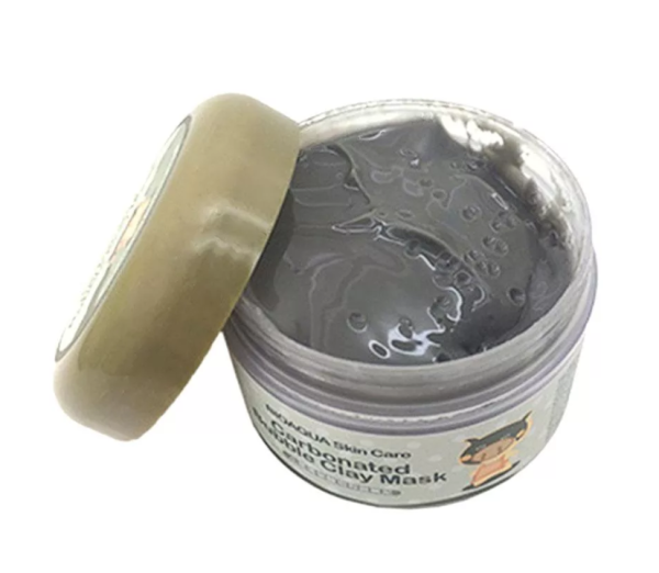 Маска для лица пузырьковая для глубокой очистки Bioaqua Skin Care Carbonated Bubble Clay Mask, 100 г