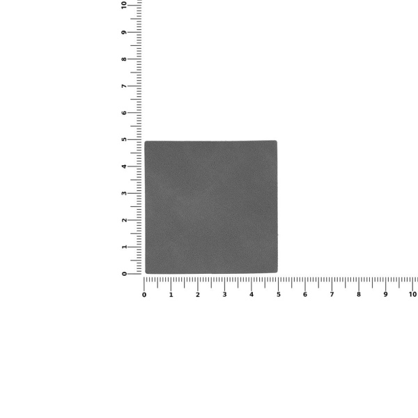 Лейбл Listra Nubuck Touch, L, темно-серый, 5х5 см