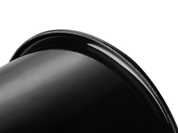 Кружка эмалированная «Retro», Цвет черный