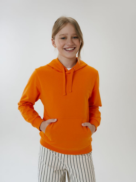 Худи детское Kirenga Kids 2.0, оранжевое, 6–14 лет