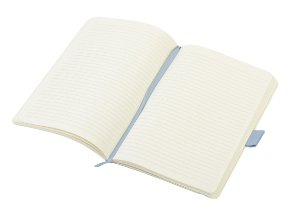 Блокнот А5 в гибкой обложке «Vision 2.0» soft-touch, Размер А5, Цвет голубой