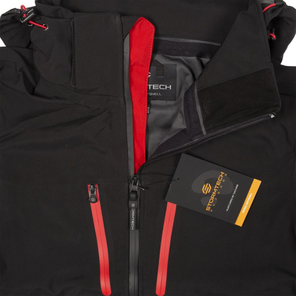 Куртка софтшелл мужская Patrol, черная с синим, S–3XL