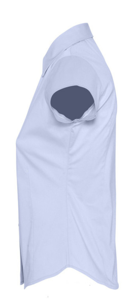 Рубашка женская с коротким рукавом Excess, голубая, XS–XXL