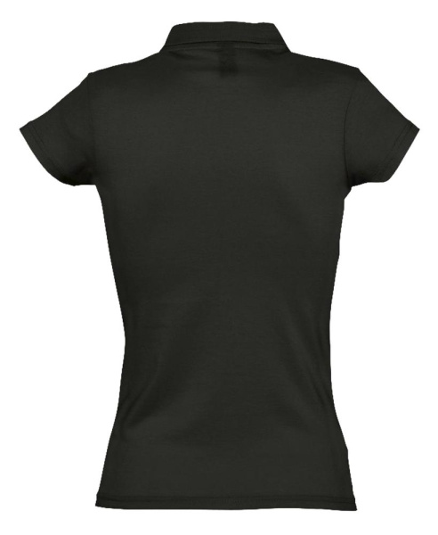 Рубашка поло женская Prescott Women 170, черная, S–XXL