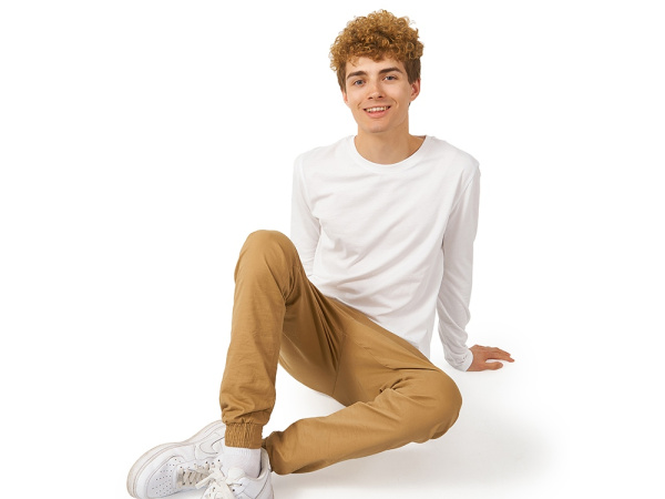 Лонгслив «Porto» мужской, Размер 4XL, Цвет белый