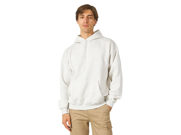 Толстовка с капюшоном оверсайз «Berlin» унисекс, Размер XL-2XL, Цвет белый меланж