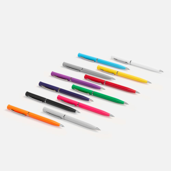 Ручка шариковая Euro Chrome, оранжевая, 13,3х0,8 см
