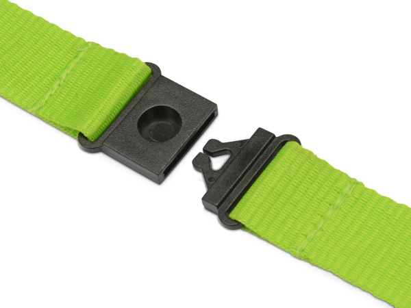 Ланьярд с карабином и замком безопасного разрыва, Цвет зеленое яблоко