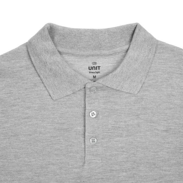 Рубашка поло мужская Virma Light, серый меланж, S–3XL