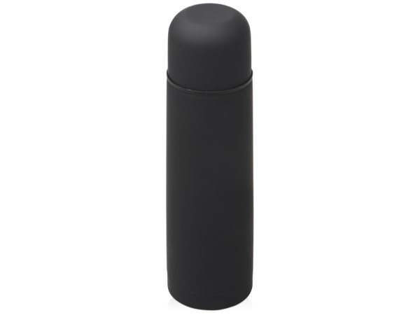 Термос «Ямал Soft Touch» с чехлом, Цвет черный матовый