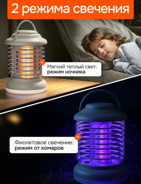 Лампа от комаров и мух / АНТИМОСКИТНАЯ лампа от насекомых