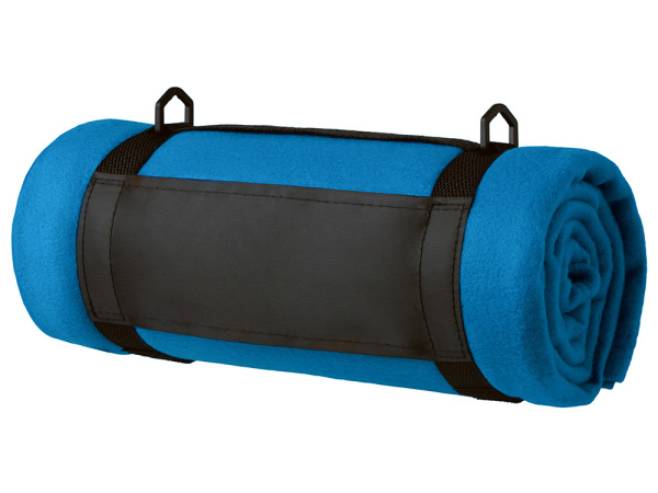 Плед «Нежность» с ремешком на плечо, Цвет синий