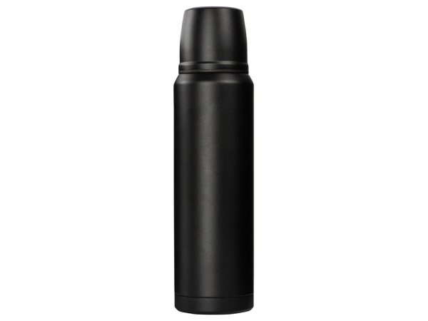 Вакуумный термос с медной изоляцией «Stern», крафтовый тубус, 1000 мл, Цвет черный