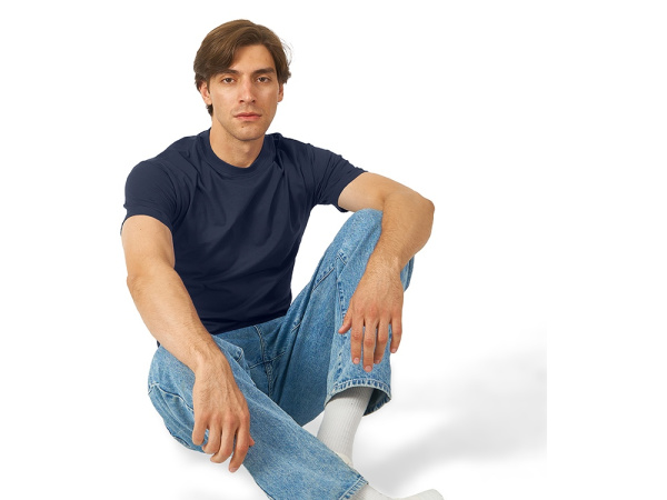 Футболка «HD Fit» мужская, Размер 4XL, Цвет темно-синий