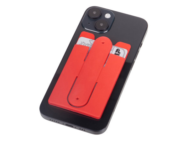 Футляр для кредитных карт «Покет», Цвет красный