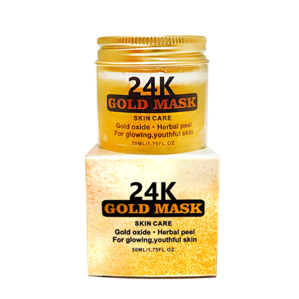 Анти возрастная золотая крем - маска для лица 24K Gold Mask, 50 ml (увлажнение, питание, снимает вос