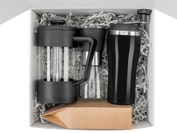 Подарочный набор «Бодрое утро» 2.0, Цвет черный