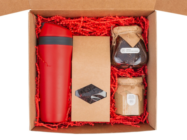 Подарочный набор «Tea Cup Superior Honey» 2.0, Цвет красный