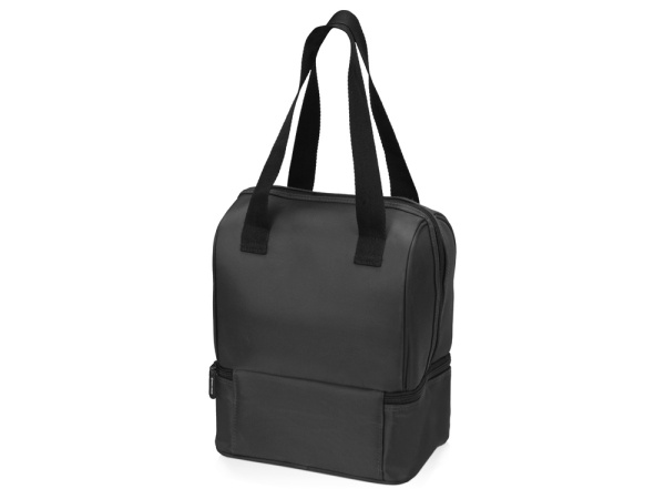 Сумка-холодильник «Cool» с 2-мя изолированными отделениями, Цвет темно-серый